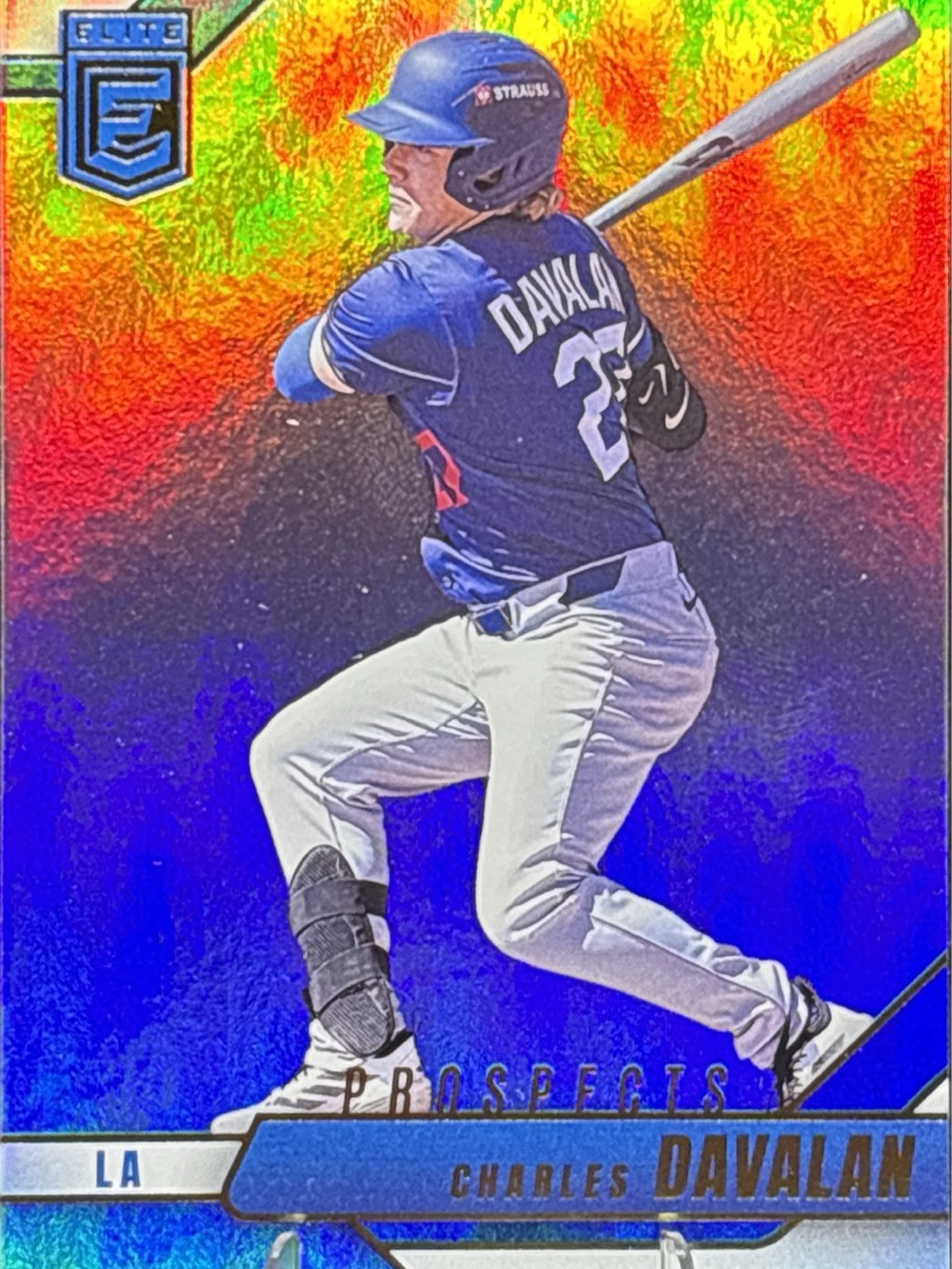 Panini Elite Charles Davalan Prospects Card - Holo